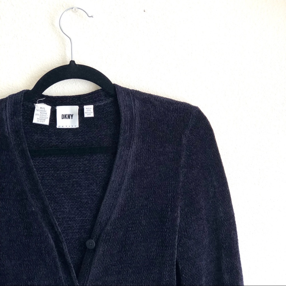 Vintage DKNY Navy Cardigan